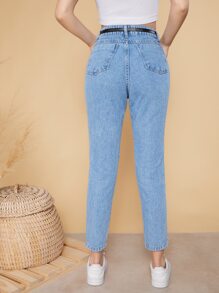 Women Jeans - Medium Wash - View 2