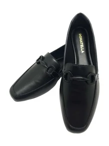 Monte Shoes Women Flats - 黑色 - 查看 5