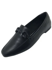 Monte Shoes Women Flats - 黑色 - 查看 2
