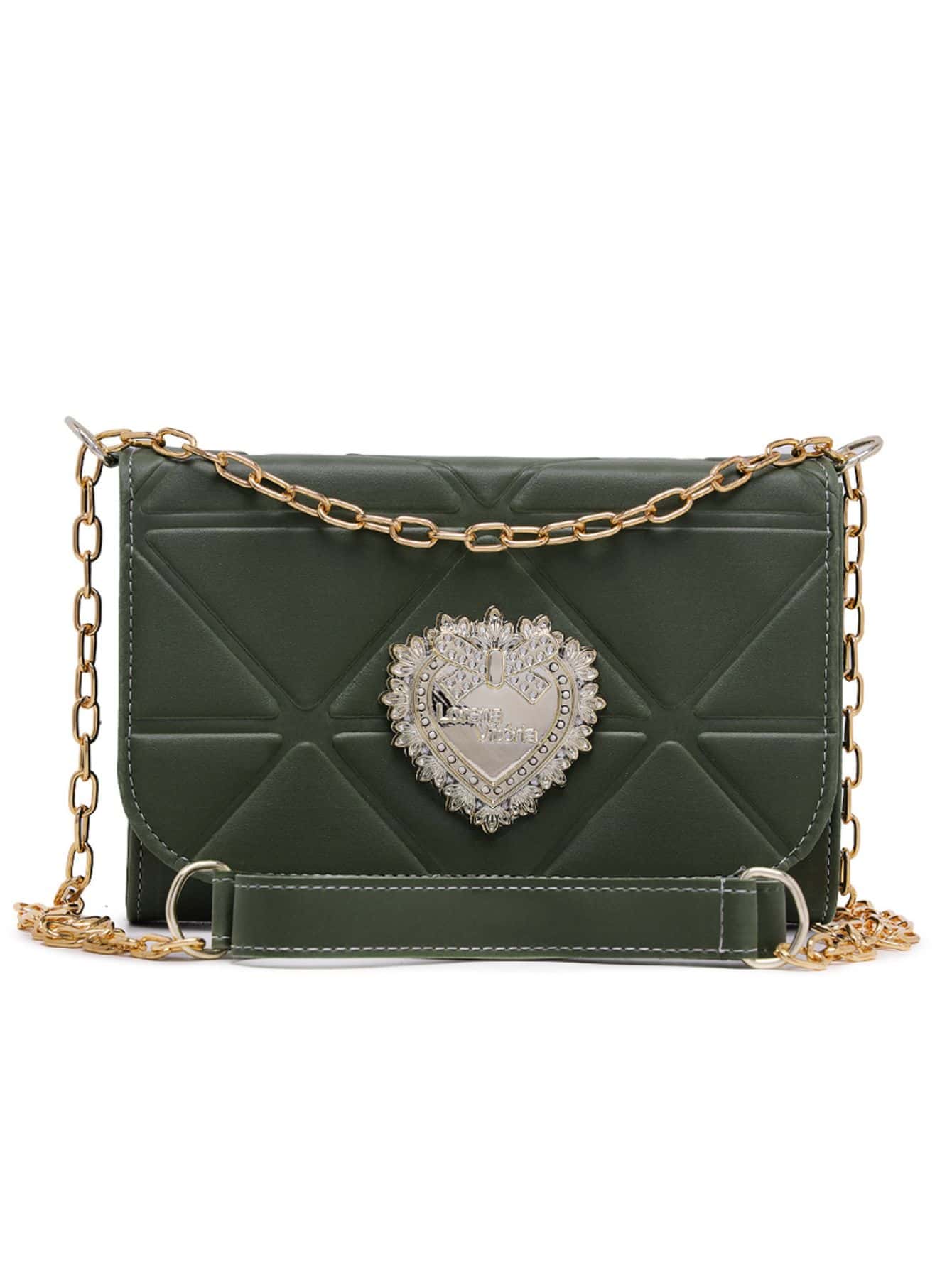 Women Shoulder Bags - 軍綠色 - 查看 1