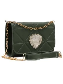 Women Shoulder Bags - 軍綠色 - 查看 2