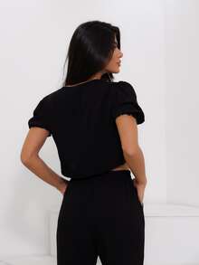 Women Two-piece Outfits - màu đen - Xem 6