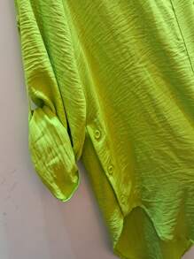 Women Blouses - 青檸色 - 查看 4