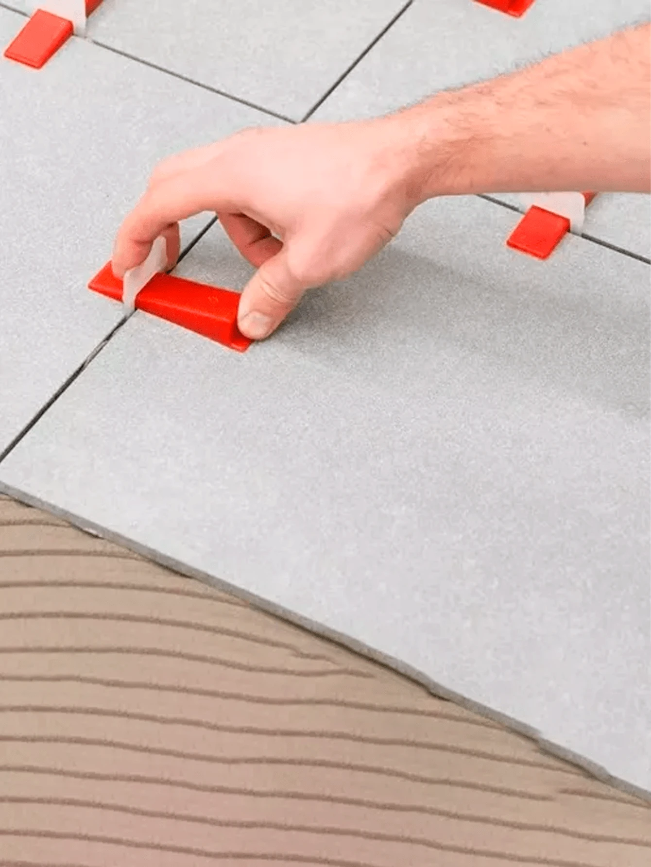 Porcelain Tile Leveler Wedge Tile Floor Tile 50pcs. Vmingo - Orange - View 1