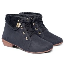 Women Fashion Boots - màu đen - Xem 2