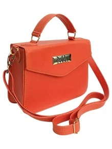 Women Shoulder Bags - 橘色 - 查看 2