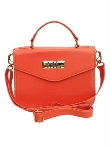 Women Shoulder Bags - 橘色 - 查看 3