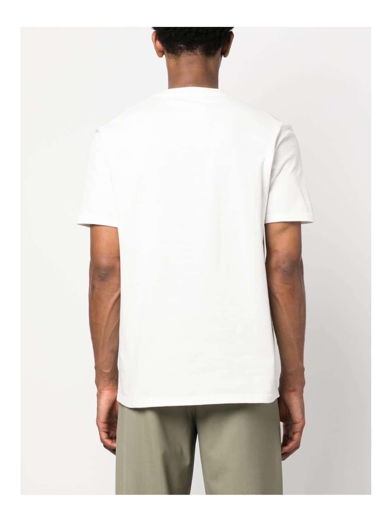 Tシャツ・カットソー JIL SANDER Men T Shirts J47GC0122J20103102 White Jil Sander - Cotton crew-neck T-shirt Ivory - The Corner