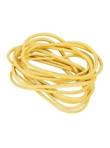 Elástico de Dinheiro Látex 1Kg Pacote com 1200 Unidades Mamuth - Amarelo - Visão 2