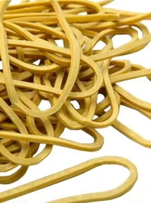 Elástico de Dinheiro Látex 1Kg Pacote com 1200 Unidades Mamuth - Amarelo - Visão 4