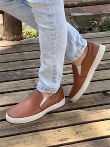 Men Sneakers - 駝色 - 查看 5