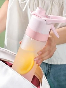 1入組650ML女孩們水瓶戶外運動健身水杯大容量噴瓶飲料旅行分裝瓶
