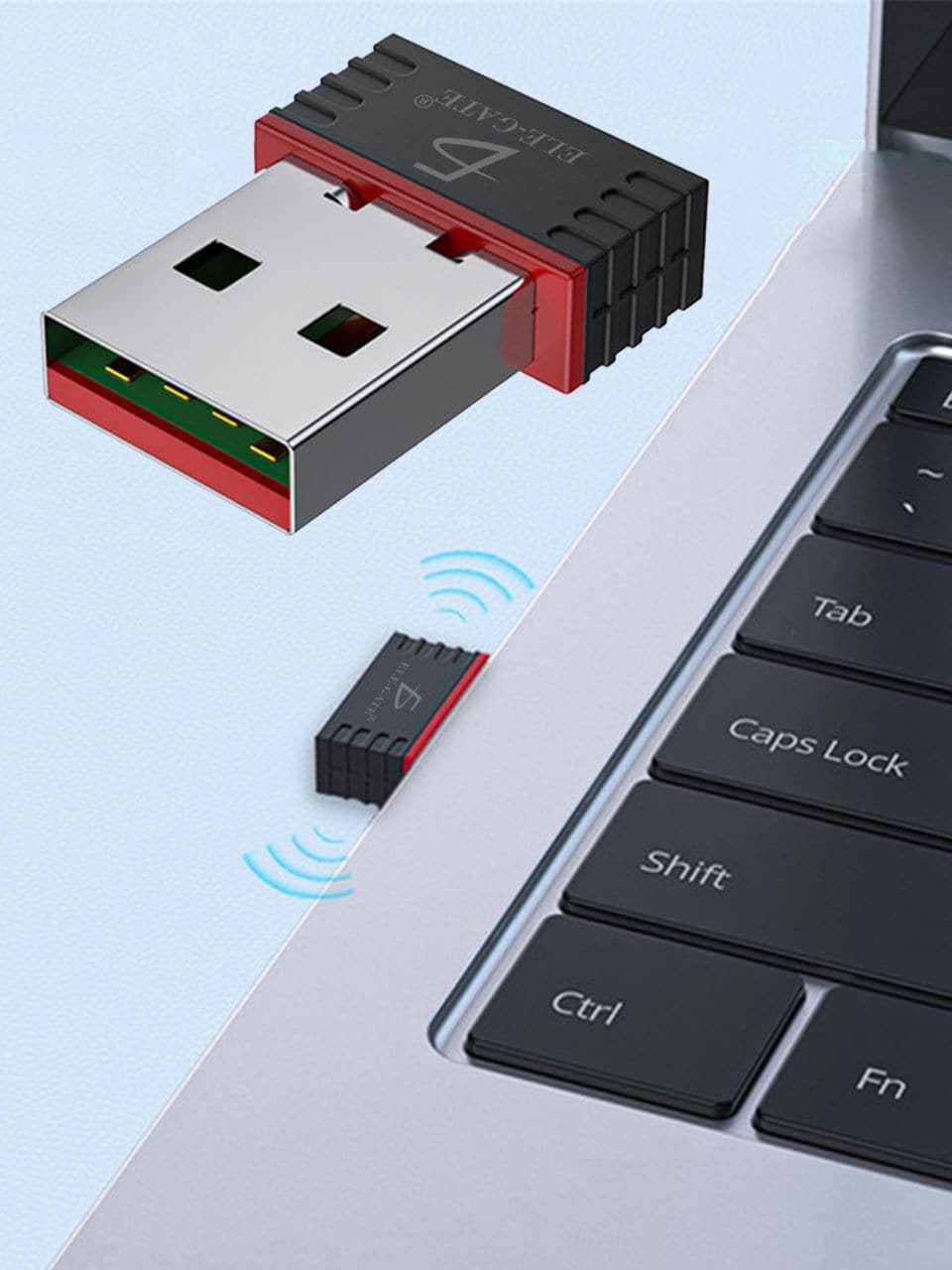 adaptador de red inalámbrico WL04 Conexión Rápida y Estable amplia variedad de sistemas ventaja de una conexión a internet rápida Windows, macOS y Linux, ELE-GATE - Multicolor - Ver 1