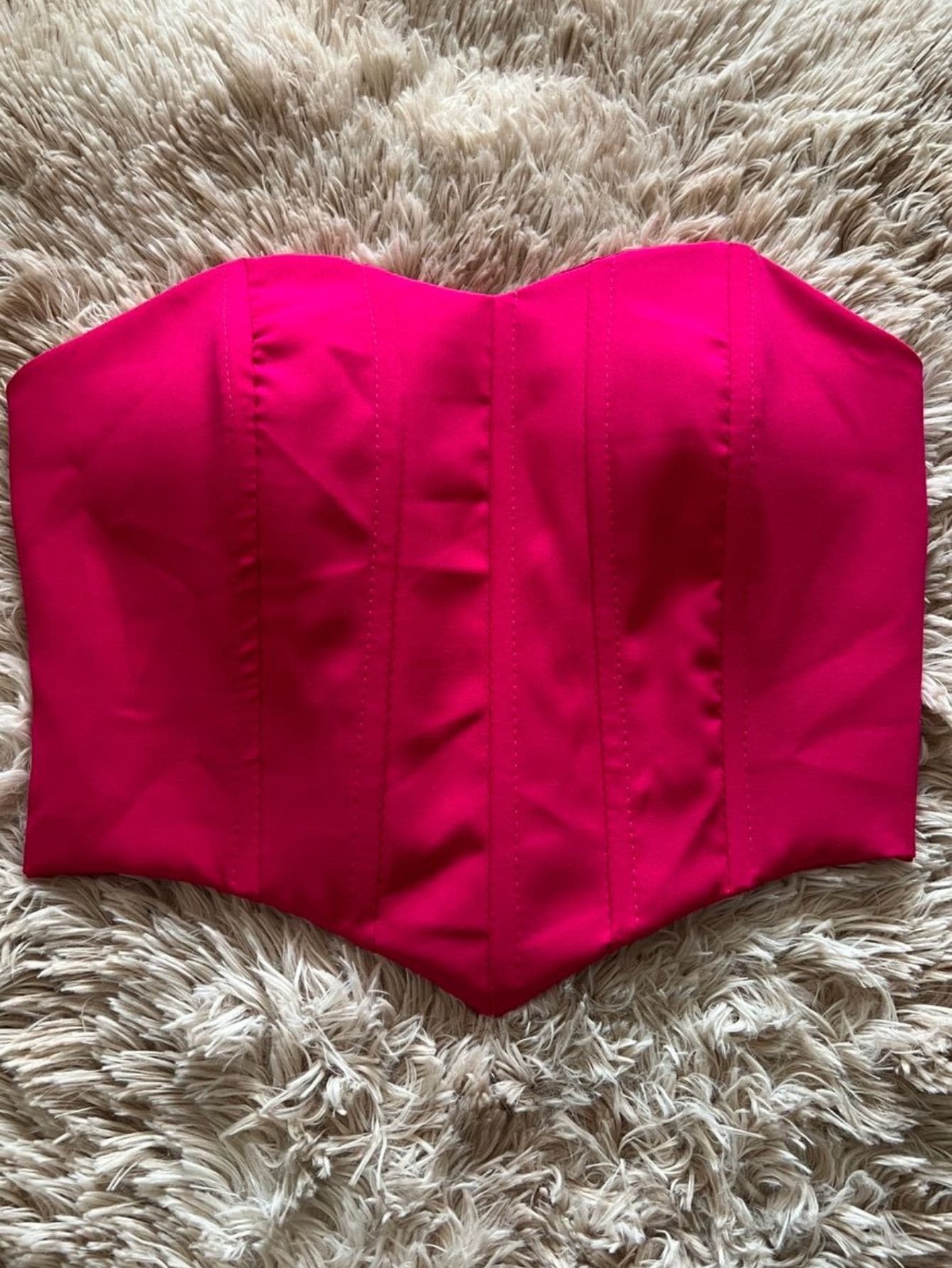 Women Tops - 玫紅色 - 查看 1