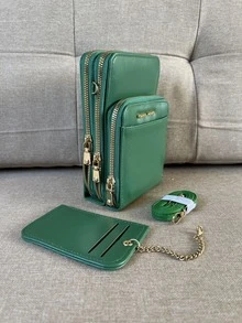 Phone Wallets - 녹색 - 보기 3