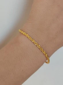 Chain Bracelets - 金色 - 查看 2