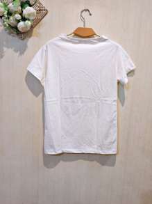 Women T-Shirts - trắng - Xem 2