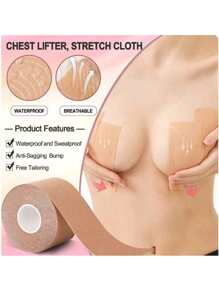 Adhesive Tape For Breast Lift Bust Boop Tape Push Up - Khaki - View 3