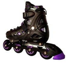 Patines Fitness Ajustables En Linea - Morado - Ver 2