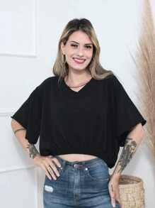 Women Tops - Black - View 3