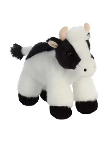 Mini Peluche de Vaca Vaquita Moo Cute 31175 - Blanco y Negro - Ver 2