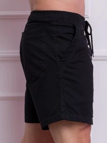 Men Shorts - 黑色 - 查看 4