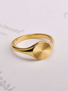 金屬質感戒指 - 印章 - 查看 3