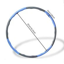 Aro de ejercicio desmontable y reforzado en 8 secciones - Verde - Verde - Ver 2