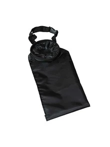 1pc Black Car Trash Bag Hanging On Seat Back, Universal Car Organizer Bag Keeps Your Car Clean - Black - View 6