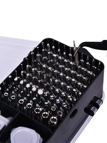 115 chiếc Ô tô/xe hơi Độ chính xác Cái vặn vít Công cụ sửa chữa Bộ dụng cụ - Đa chức năng Đồng hồ điện tử Cái vặn vít Bộ Đối với Đồng hồ , Điện thoại di động Tháo gỡ & Sửa chữa - Nhiều màu - Xem 2