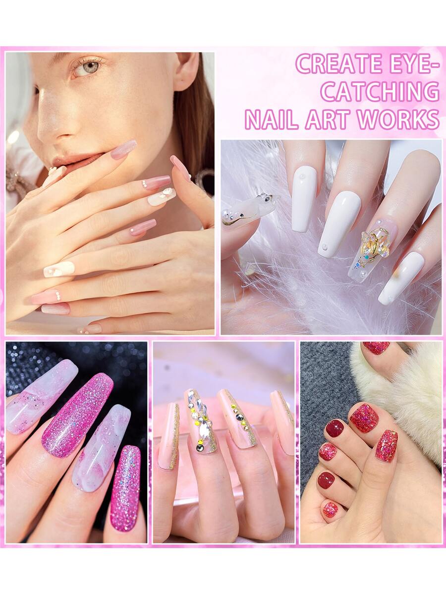 YEVYO All in One Acrylic Nails Kit with Drill and UV Light Complete