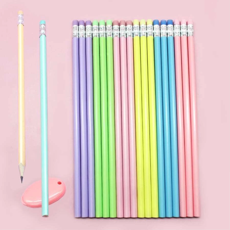 Lápiz De Dibujo De Boceto Con Cabeza De Goma De Borrar - Multicolor - Ver 1