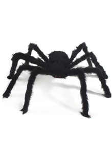 1pc Halloween Realistic Hairy Spider Decoration Collection, Giant Spider Prop For Indoor/Outdoor/Yard/Patio/Windows, Creepy Decoration,Christmas