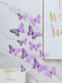 蝴蝶貼 - 紫色 - 查看 4