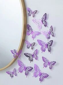 蝴蝶貼 - 紫色 - 查看 5