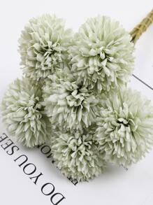 20pcs Artificial Gerbera Daisy Flowers, Kitchen/Bedroom Decor, Wedding Bouquet, Valentine's Day Flowers, Wedding Vase Centerpieces 1/5/10/20 Pack - Green - View 2