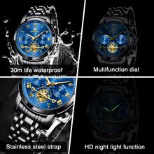 ERNIE KLEIN 2859g Black Casing & Blue Dial Quartz Watch - Navy Blue - View 4