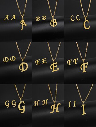 3 st. Campus Stil Kvinnors Halsband Örhängen 26 Smycken Set Lämplig För Presenter Party Bruk