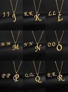3 Stücke Campus Stil Damen Halskette Ohrringe 26 Schmuck Set Geeignet für Geschenk Party Verwenden
