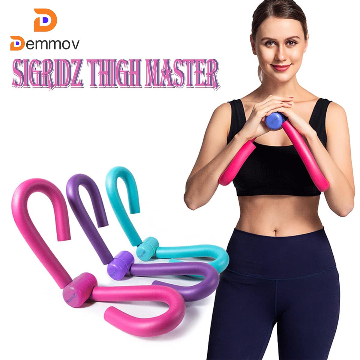 Thigh Master, Home Fitness Equipment, Workout Equipment of Arms, Inner Thigh Toners Master, Trimmer Thin Body, Leg Exercise Equipment, Arm Trimmers, Best for Weight Loss - Màu xanh lam - Xem 1