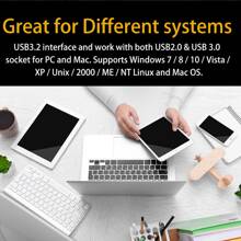 Kodak 原廠 Pendrive K113 金屬 Usb3.2 Usb 隨身碟 32gb 64gb 128gb 高速迷你鑰匙筆驅動器 140mb/s 適用於桌上型汽車筆記型電腦 - 黑色 - 查看 8