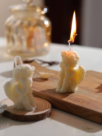 Molde de silicona para velas en forma de ángel