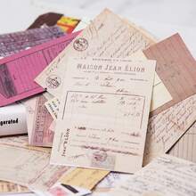 53pcs Kích thước lớn Retro Gói hàng Hình dán Đối với Viết nhật ký , Làm sổ lưu niệm , Và Buổi tiệc - Nhiều màu - Xem 4