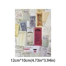 53pcs Kích thước lớn Retro Gói hàng Hình dán Đối với Viết nhật ký , Làm sổ lưu niệm , Và Buổi tiệc - Nhiều màu - Xem 6
