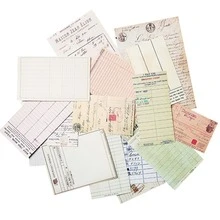 53pcs Kích thước lớn Retro Gói hàng Hình dán Đối với Viết nhật ký , Làm sổ lưu niệm , Và Buổi tiệc - Nhiều màu - Xem 5