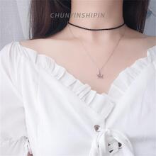 OMID 1入組S925純銀時髦摺紙仙鶴吊墜項鍊,合適的適用於女性日常穿著 - 項鍊 - 查看 6