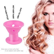 10pcs Easy-to-use Hair Rollers - Pink - View 2