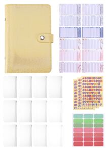 A6 Loose-leaf Accounting Notebook, Creative Budget Planner Set, Financial Planning Journal - Yellow - View 1