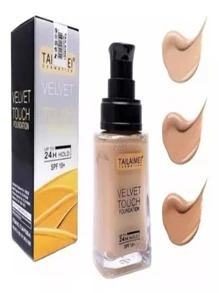 Base De Maquillaje Tailaimei Velvet Touch Alta Cobertura - 104 Light Ivory - Ver 3