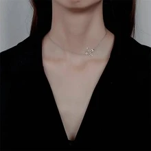 OMID 1 chiếc vòng cổ hình chim bằng bạc S925 cao cấp, kiểu dáng thời trang, có khóa cài cá nhân hóa, phù hợp cho phụ nữ dự tiệc. - vòng cổ - Xem 3